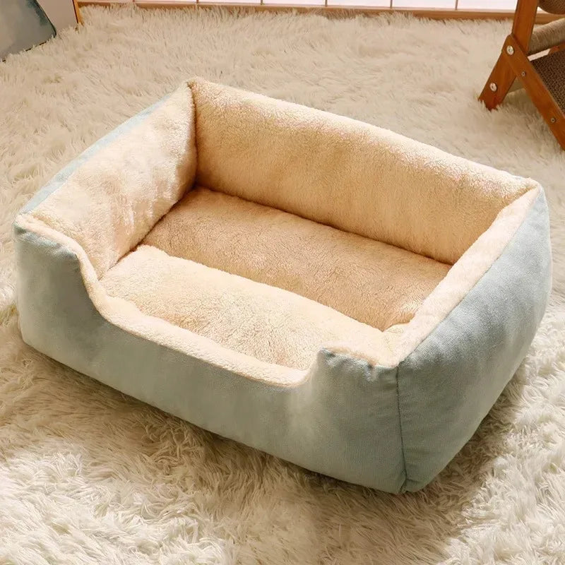 Cama para cachorro e gato em material plush, Cama almofada para cães e gatos